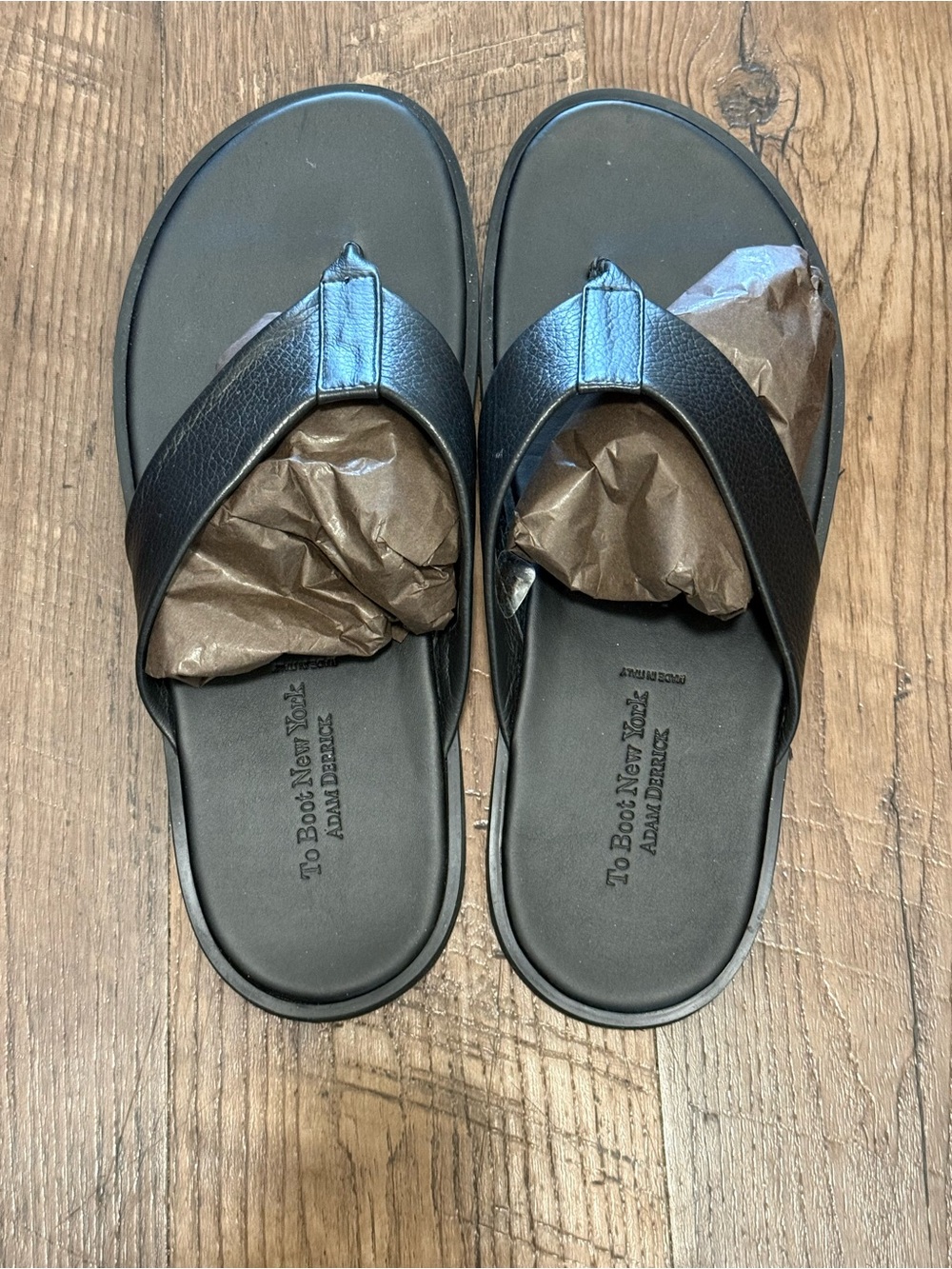 To Boot Black Montego Slide Sandals